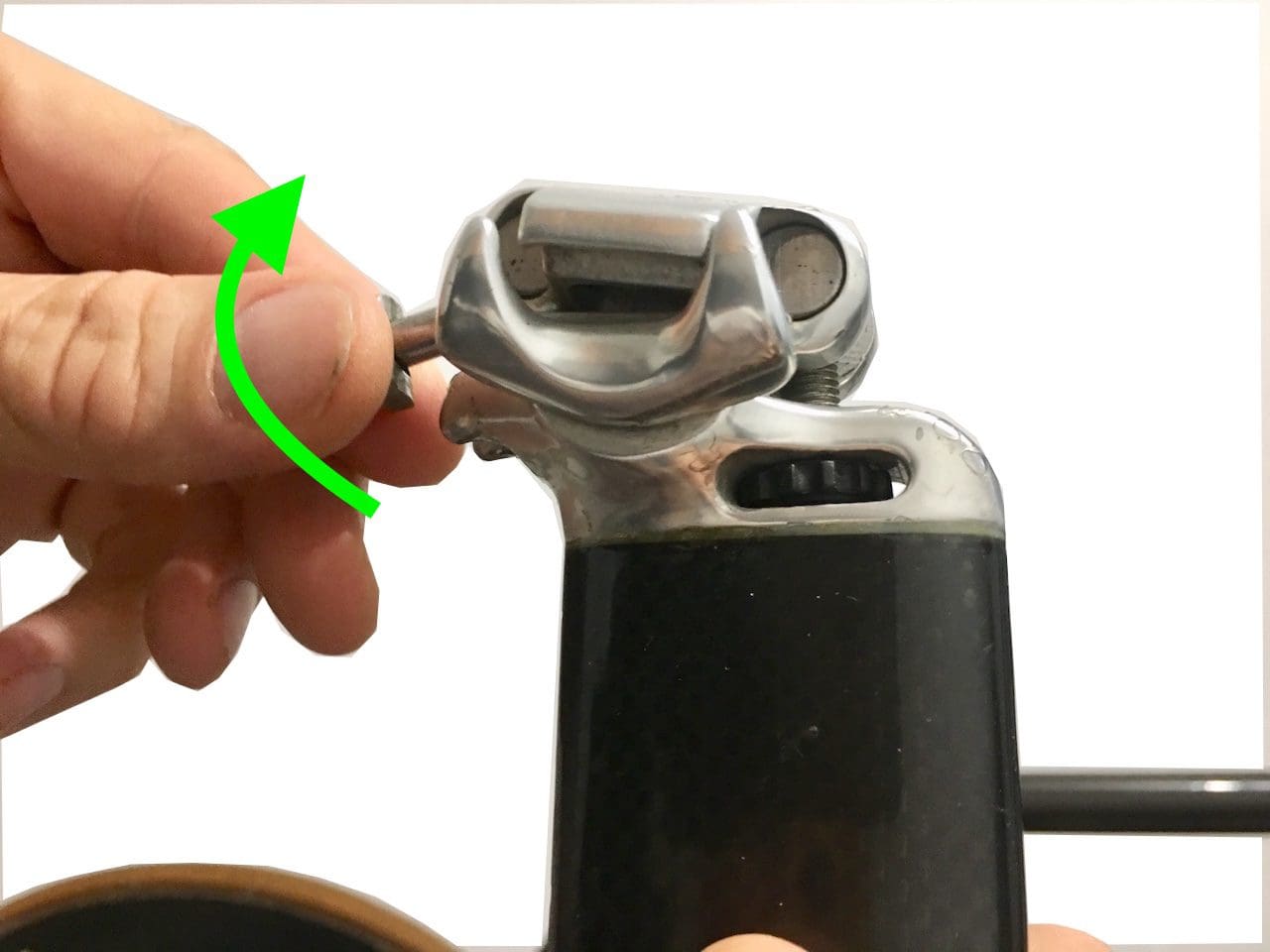 dévissage du chariot de selle