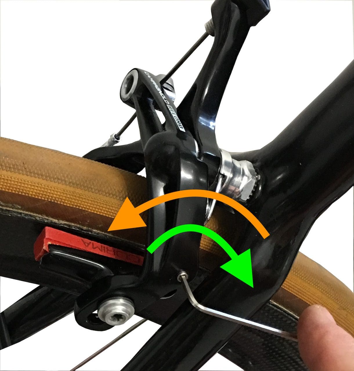 How to mount and adjust your Campagnolo rim brakes?