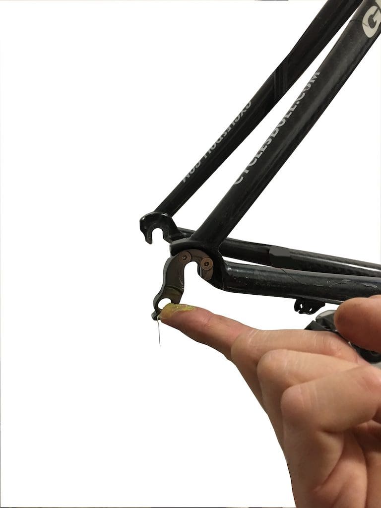 Graissage de la patte de dérailleur