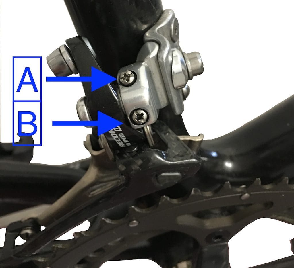 Adjustment of Campagnolo 10 and 11 speed derailleurs