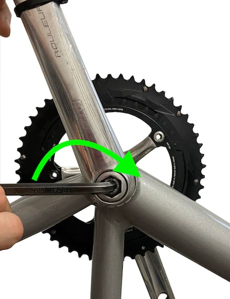 How to mount a Sram GXP crankset?