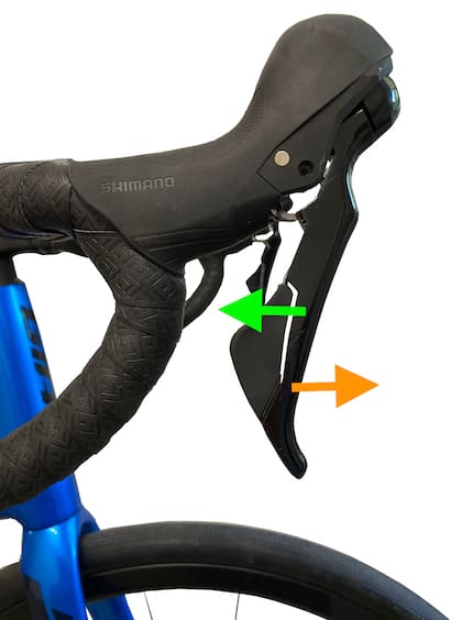 Adjust the reach of the hydraulic Shimano levers