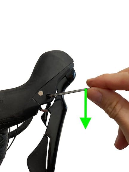 Adjust the reach of the hydraulic Shimano levers