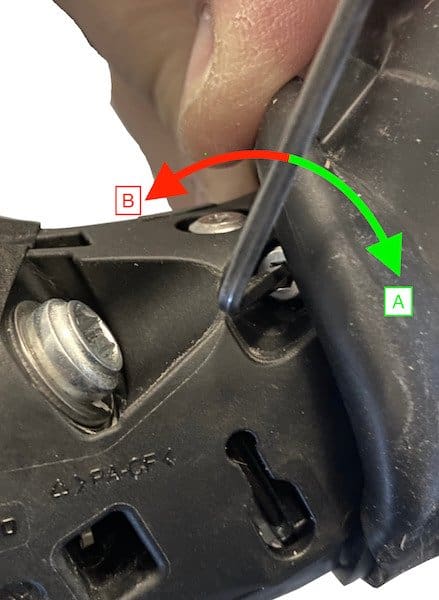 Adjust Shimano pad stroke