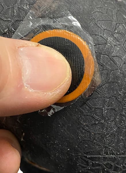 Réparer un pneu tubeless