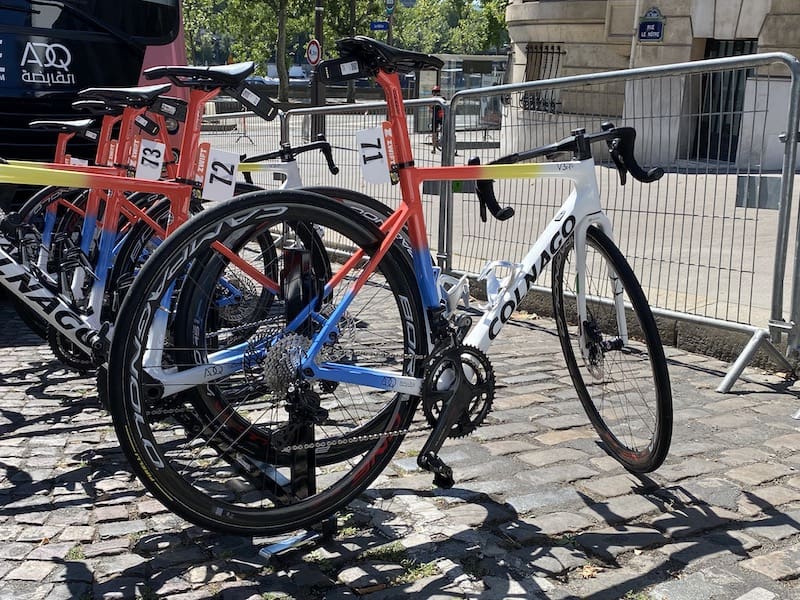 2022 Matériel Tour de France Femmes avec Zwift UAE Team ADQ