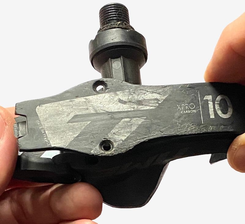 Remplacer la lame carbone des pédales Time