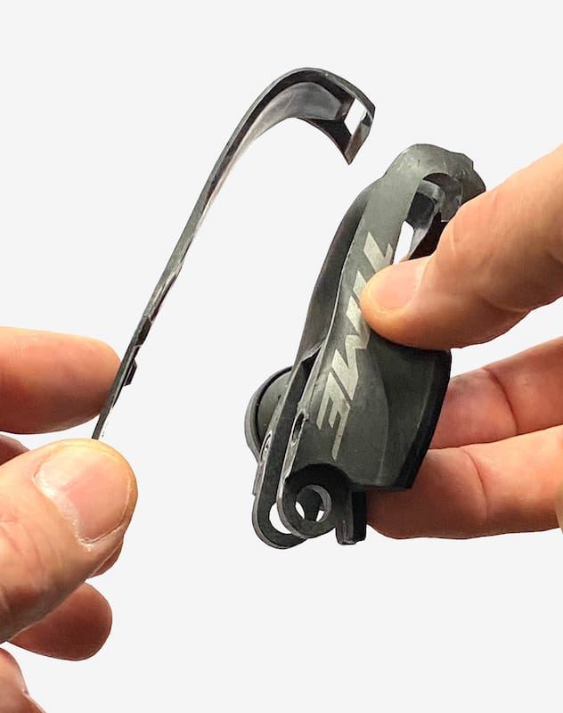 Remplacer la lame carbone des pédales Time