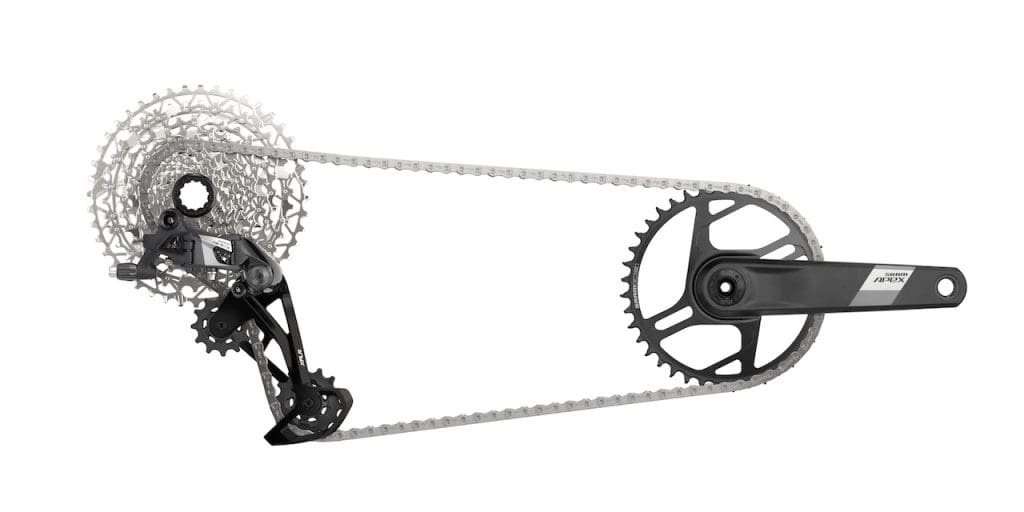 2023 groupe Sram Apex XPLR mécanique et Sram Apex XPLR AXS