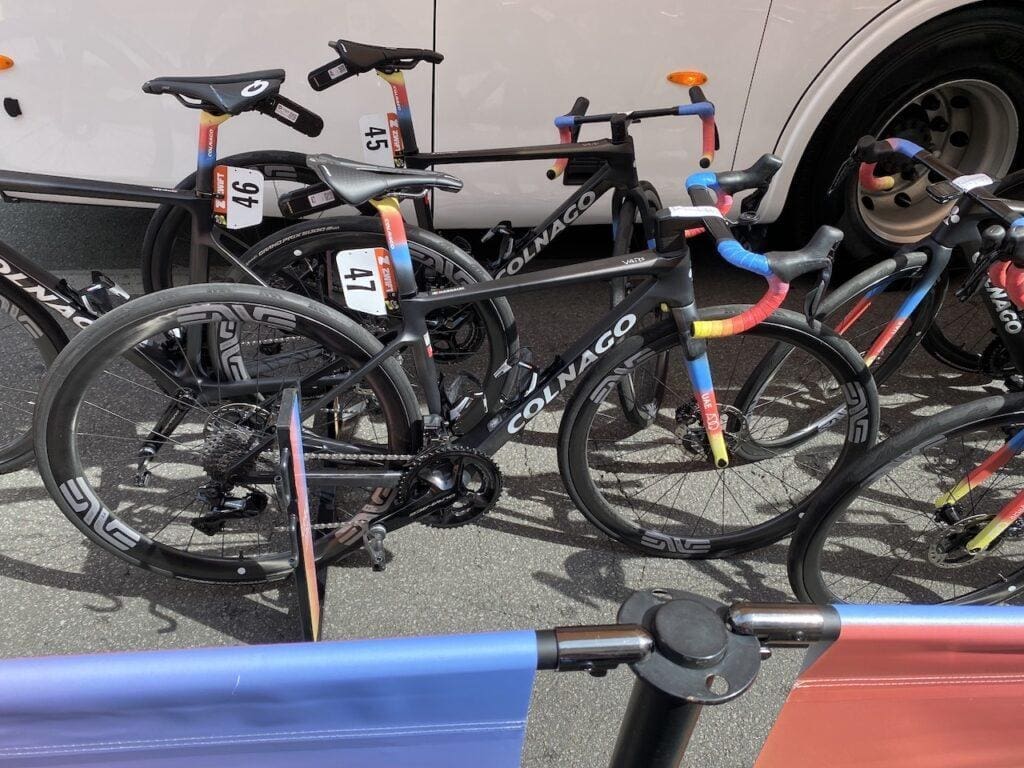 2023 matériel et vélos du Tour de France Femmes avec Zwift