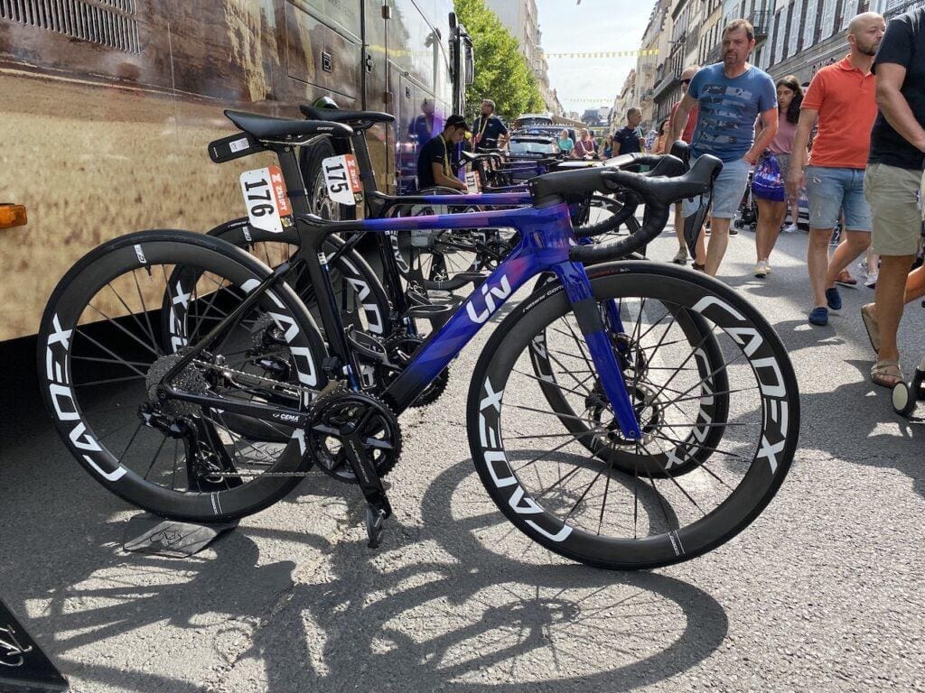 2023 matériel et vélos du Tour de France Femmes avec Zwift