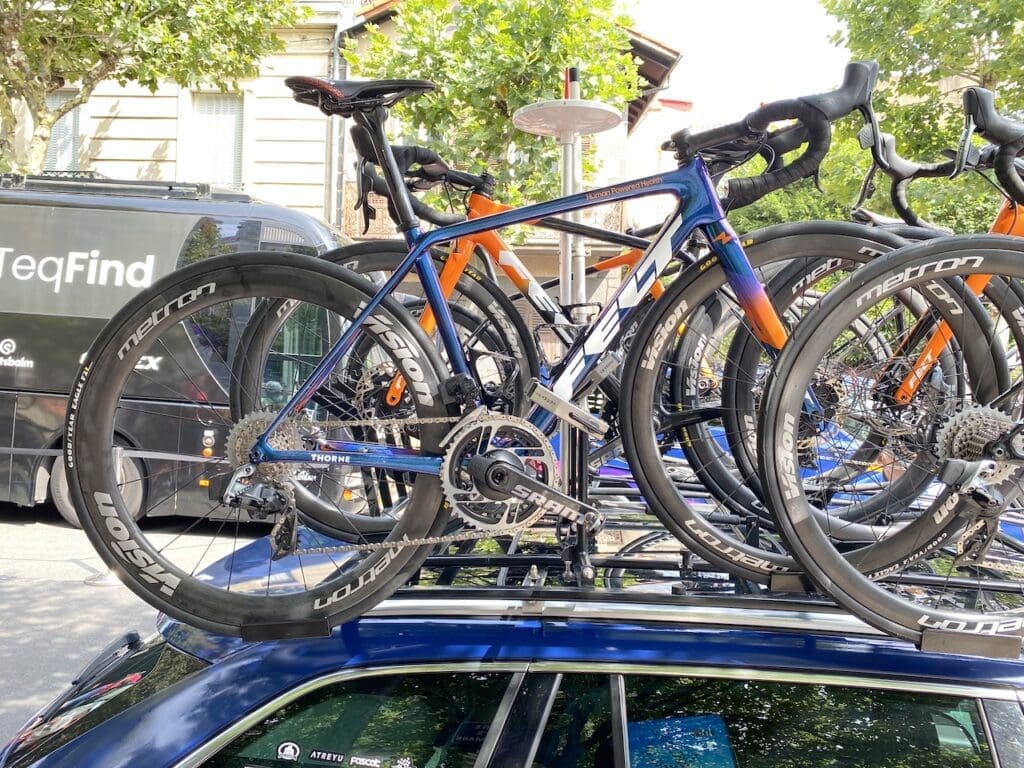 2023 matériel et vélos du Tour de France Femmes avec Zwift