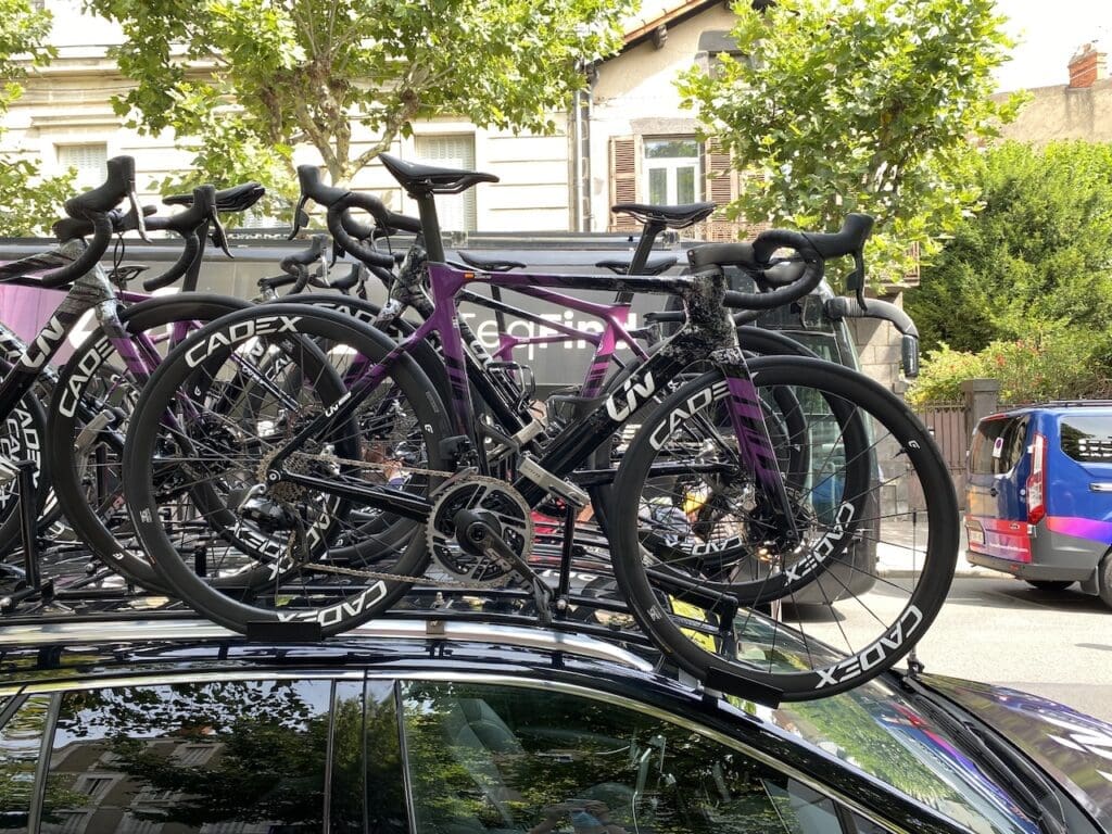 2023 matériel et vélos du Tour de France Femmes avec Zwift