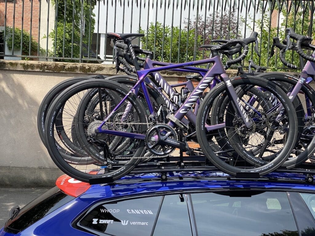 2023 matériel et vélos du Tour de France Femmes avec Zwift