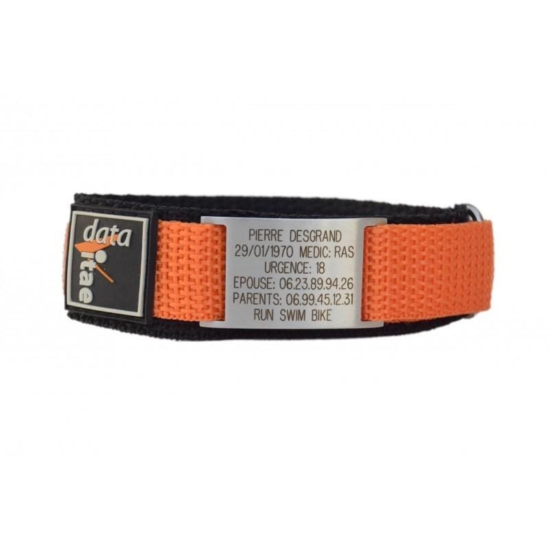 Bracelets Data Vitae identification et informations pour les secours