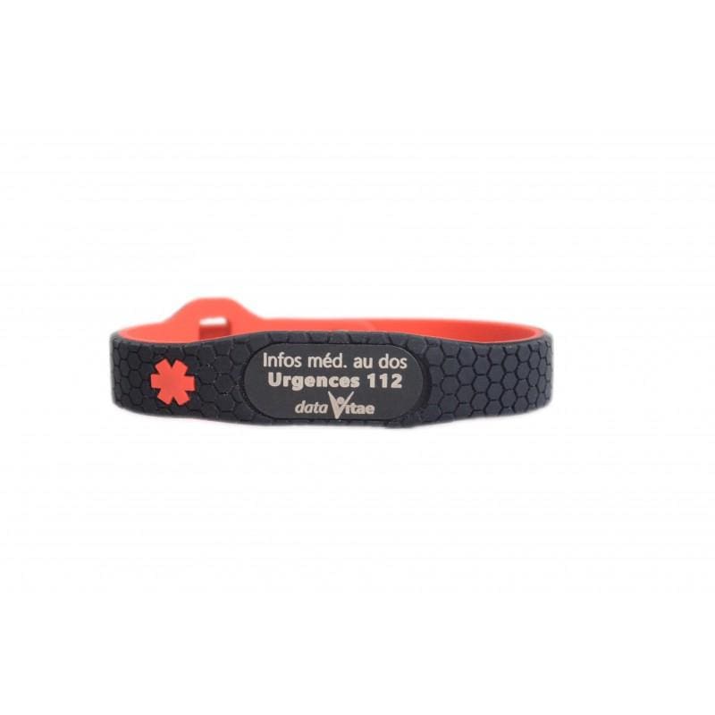 Bracelets Data Vitae identification et informations pour les secours