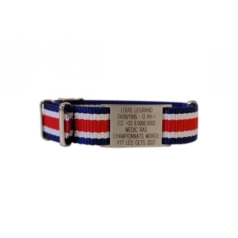 Bracelets Data Vitae identification et informations pour les secours