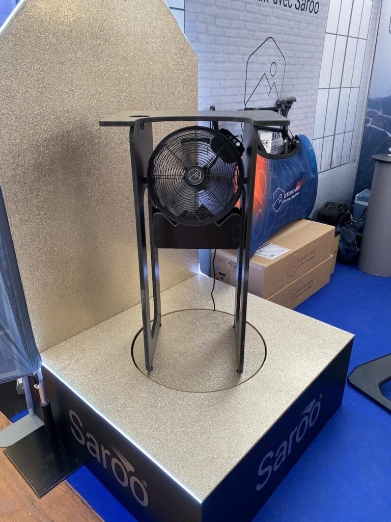 2023 bureau d'entraînement avec ventilateur pour home-trainer Exodry.Bike Saroo