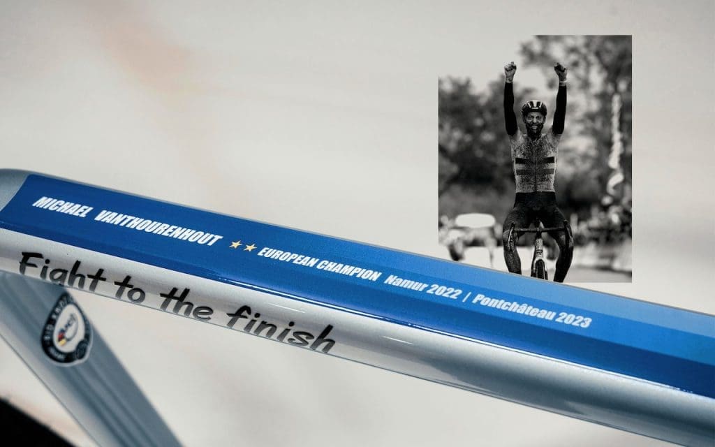 2024 vélo de cyclocross Ridley X-Night du Champion d'Europe Michael Vanthourenhout