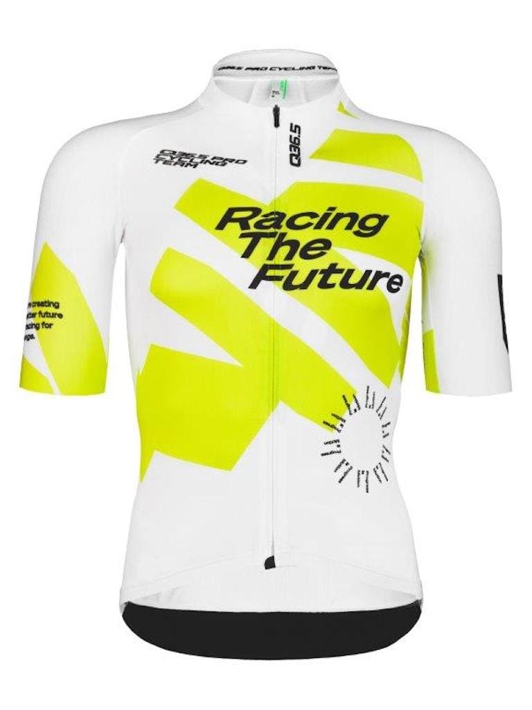 2023 maillot Q36.5 Pro Cycling Team R2 Racing The Future pour Qhubeka et Bicycle World Relief