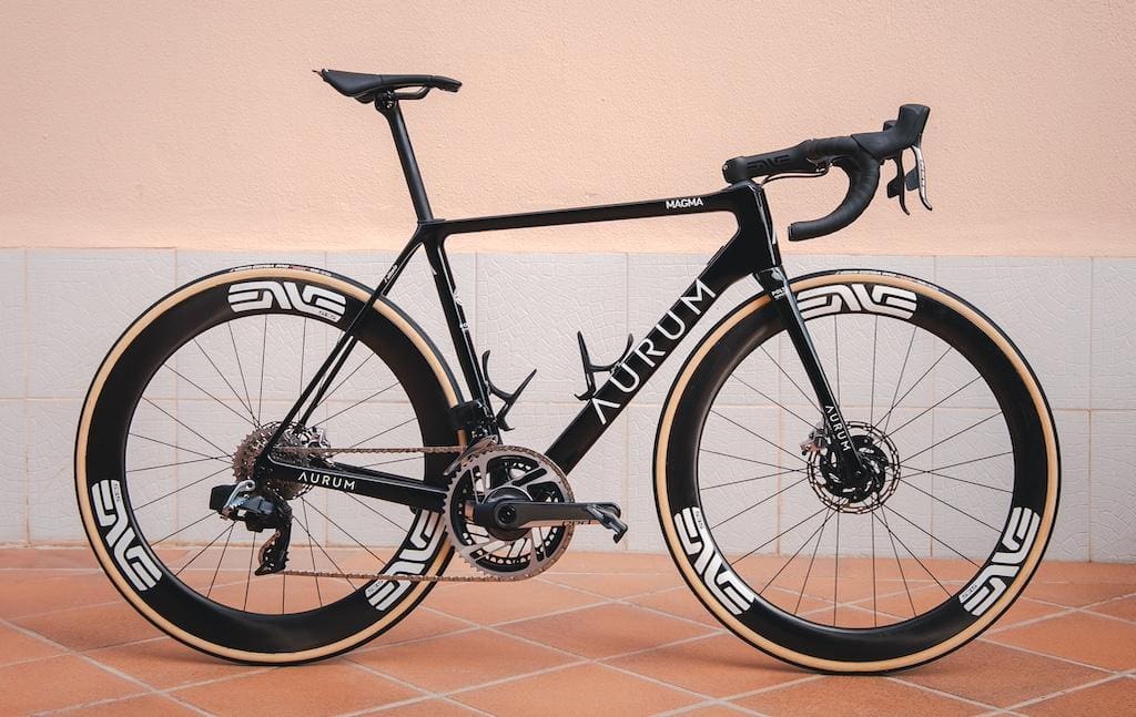 2024 vélo Aurum Magma Agate Black de l'équipe Polti-Kometa