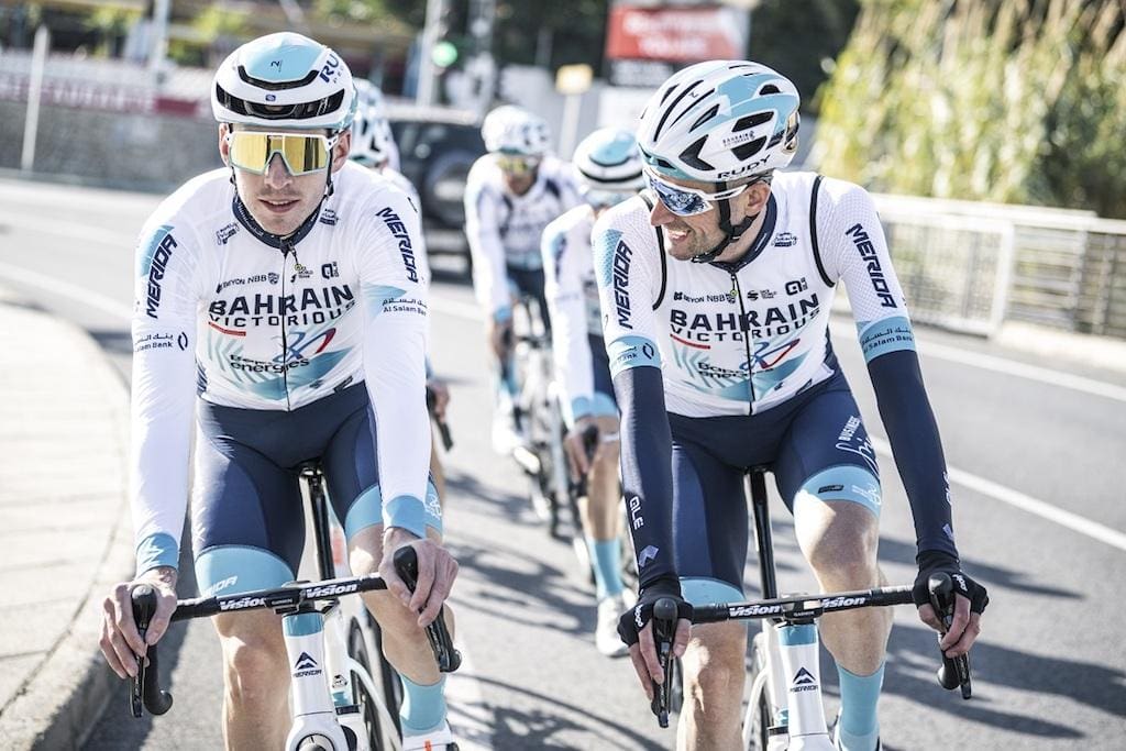 2024 Lunettes et casques Rudy Project pour Bahrain-Victorious