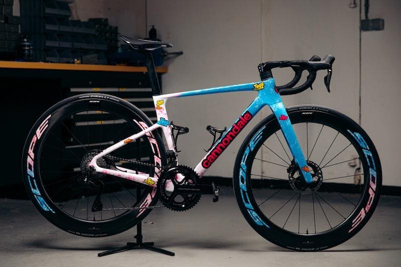 2024 vélo Cannondale SuperSix HiMod de l'équipe TDT-Unibet