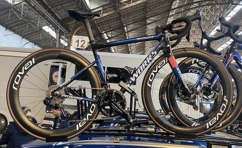 Vélo Specialized S-Works Tarmac SL8 de l'équipe AG Insurance-Soudal