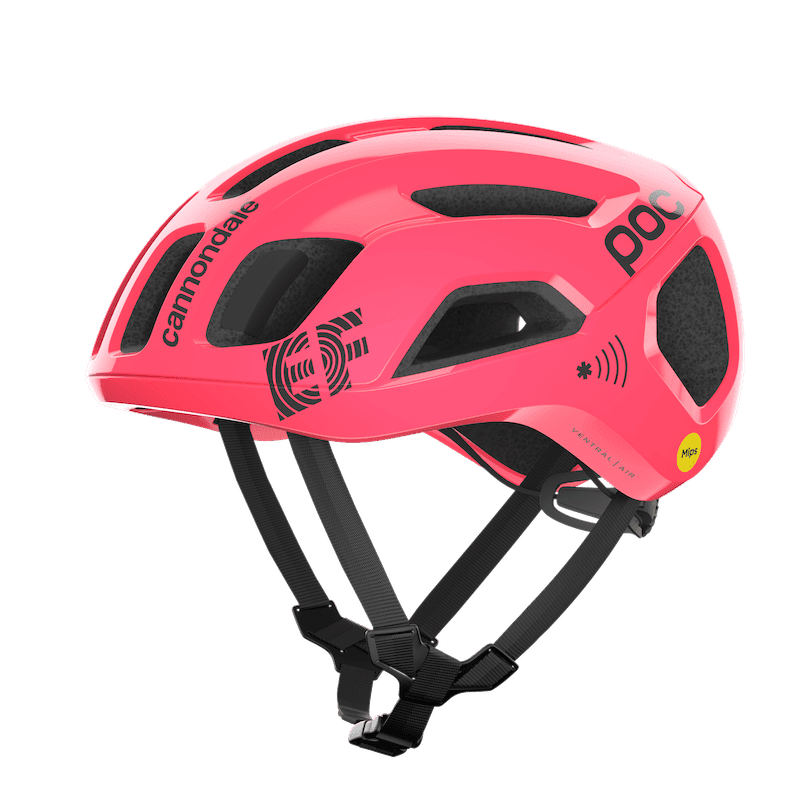 casque Poc Ventral Air Mips EF Education-Cannondale Cobbles d'Alison Jackson