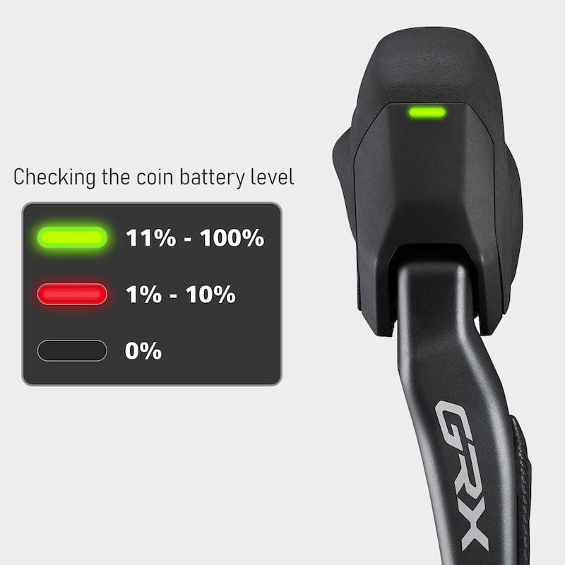 Groupe Shimano GRX 825 Di2 12 vitesses pour vélo Gravel