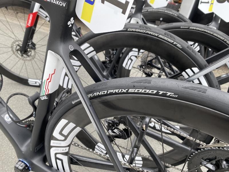 Vélos et matériel des pros sur le Critérium du Dauphiné 2024 d'UAE Team Emirate