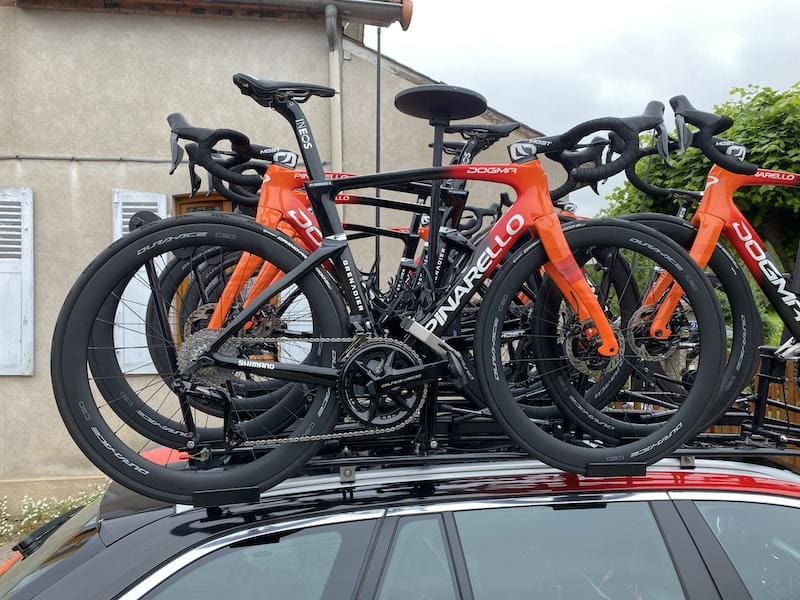 Vélos et matériel des pros sur le Critérium du Dauphiné 2024 d'Ineos-Grenadiers