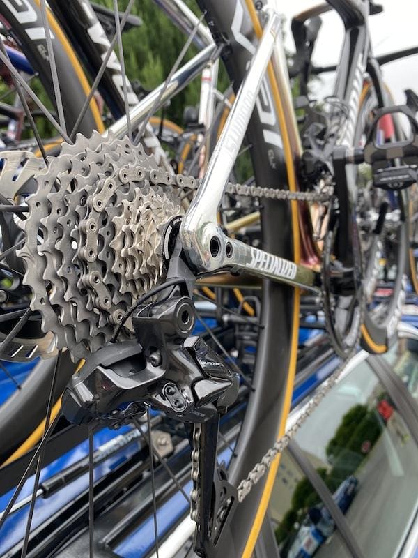 Vélos et matériel des pros sur le Critérium du Dauphiné 2024le nouveau S-Works Tarmac SL8 de Remco Evenepoel