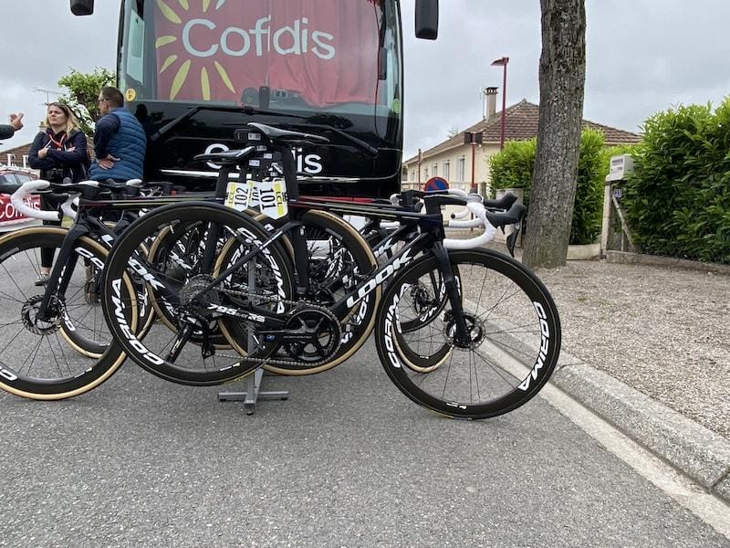 Vélos et matériel des pros sur le Critérium du Dauphiné 2024 de Cofidis