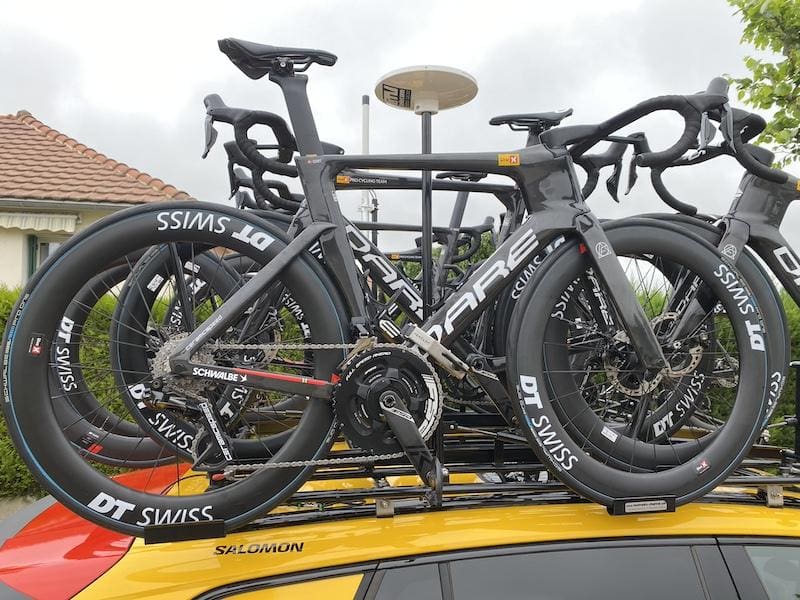 Vélos et matériel des pros sur le Critérium du Dauphiné 2024 d'Uno-X-Mobility