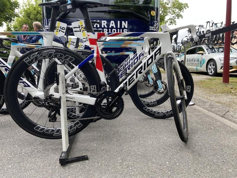 Vélos et matériel des pros sur le Critérium du Dauphiné 2024 de