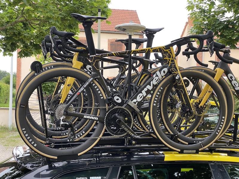 Vélos et matériel des pros sur le Critérium du Dauphiné 2024 le matériel de Visma-Lease a Bike