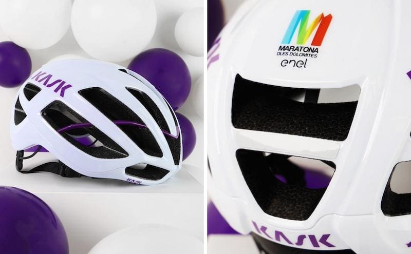 Série limitée du casque Kask Proton Icon Maratona dles Dolomites