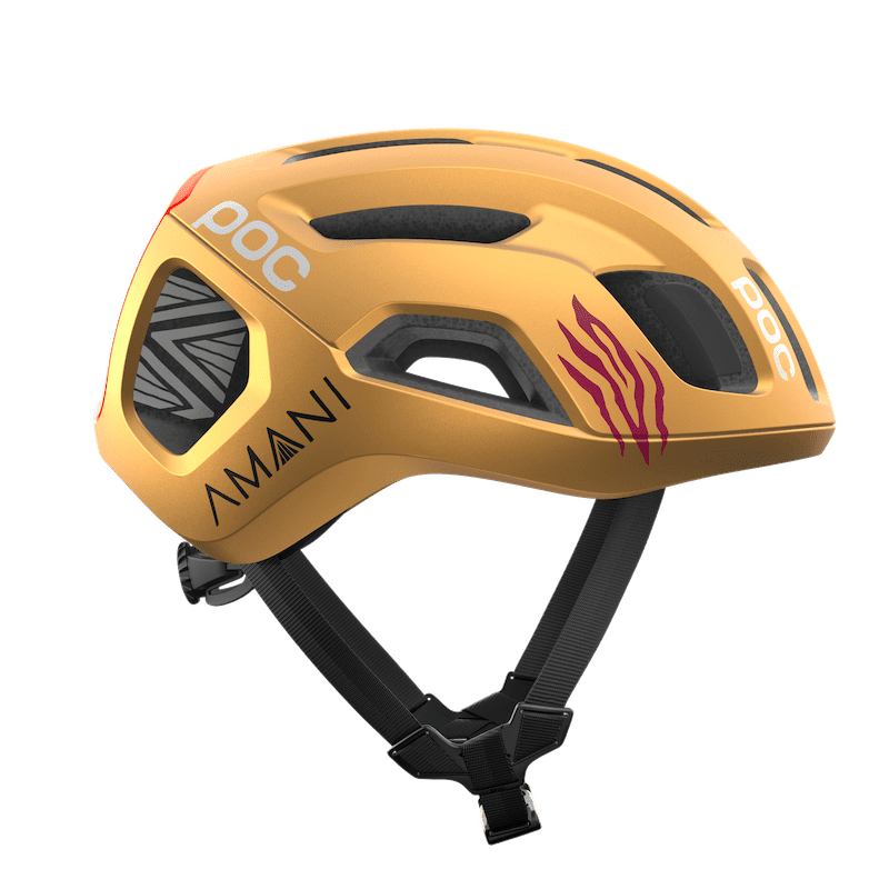 Série limité casque Poc Ventral Air et lunettes Devour Team Amani