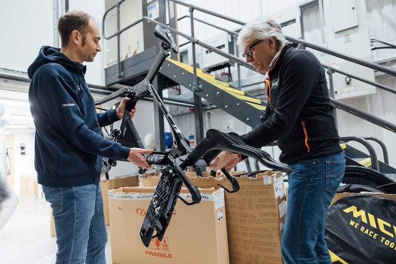 Nouveau vélo de contre-la-montre Wilier Supersonica SLR