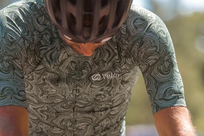 2024 maillot cycliste Velor réalisé en matériau recyclé