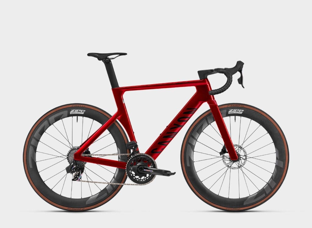 Quatrième génération du Canyon Aeroad ,le nouveau vélo de Mathieu van der Poel