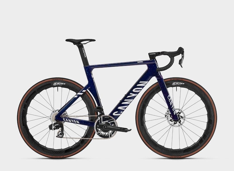 Quatrième génération du Canyon Aeroad ,le nouveau vélo de Mathieu van der Poel