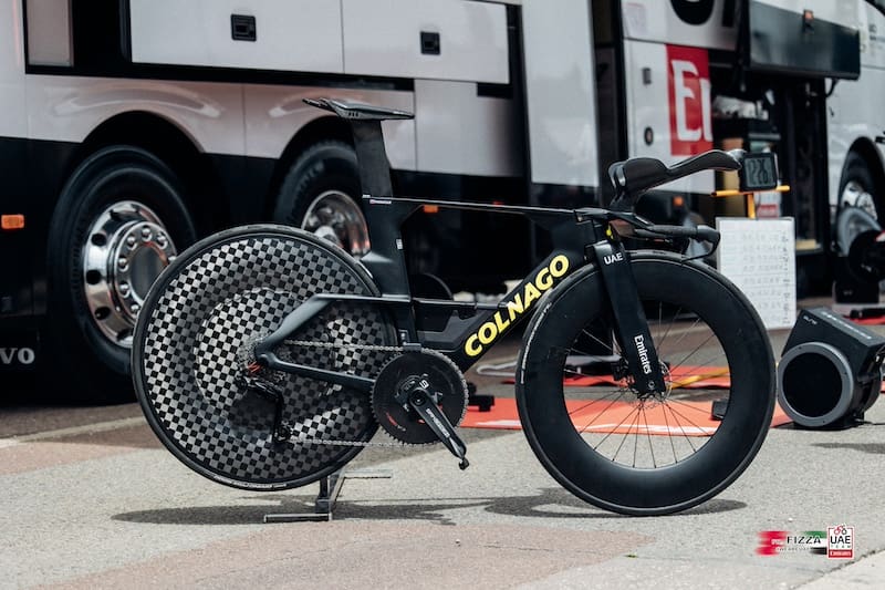 Prologo Predator la selle de Tadej Pogacar pour les contre le montre