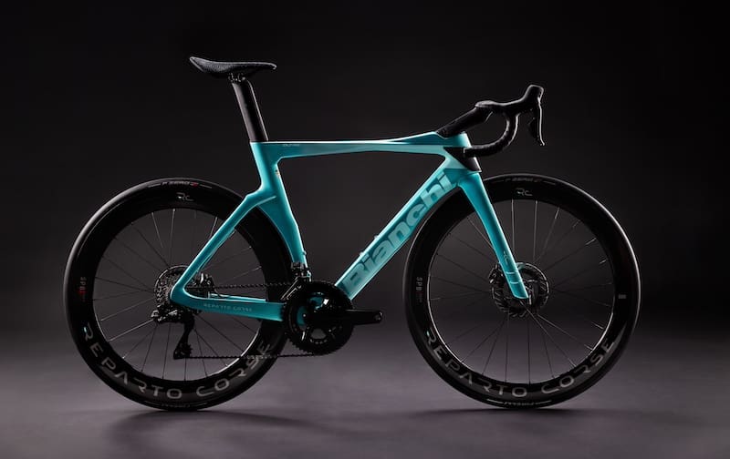 nouveaux coloris pour le vélo Bianchi Oltre RC