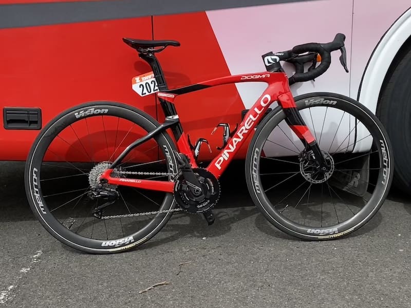 vélo Pinarello Dogma F de l'équipe Roland pour 2024