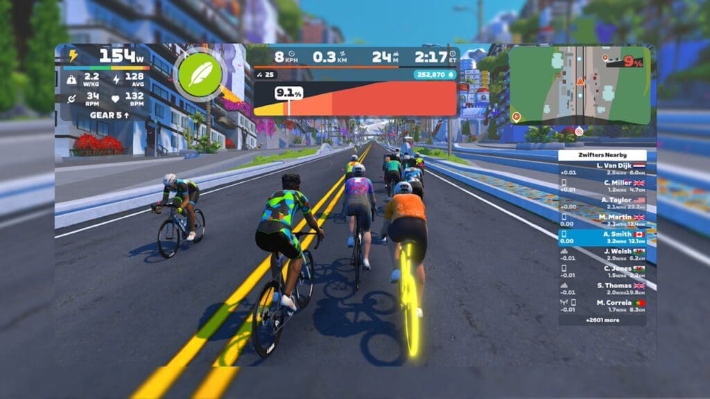 Les nouveaut&eacute;s pour les 10 ans de Zwift en 2024