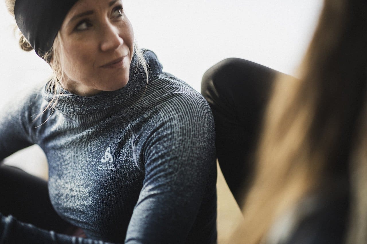 Baselayers Odlo POW Blackcomb et jacquard Merino Warm