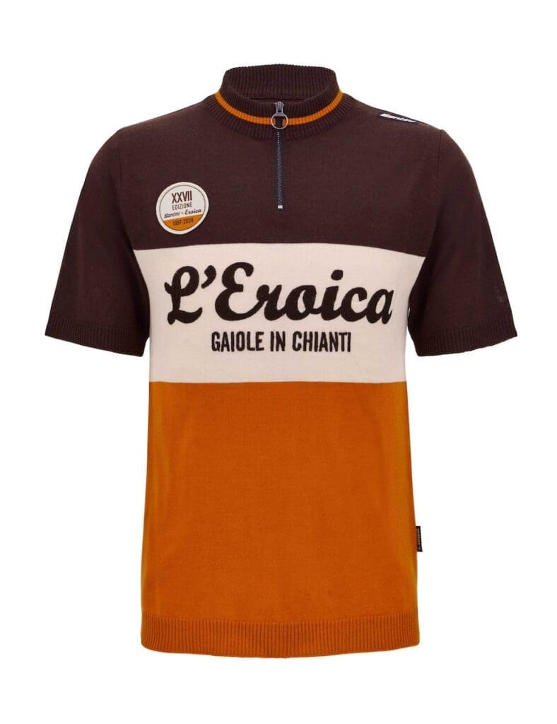 collection de vêtements cyclistes vintage Santini x Eroica