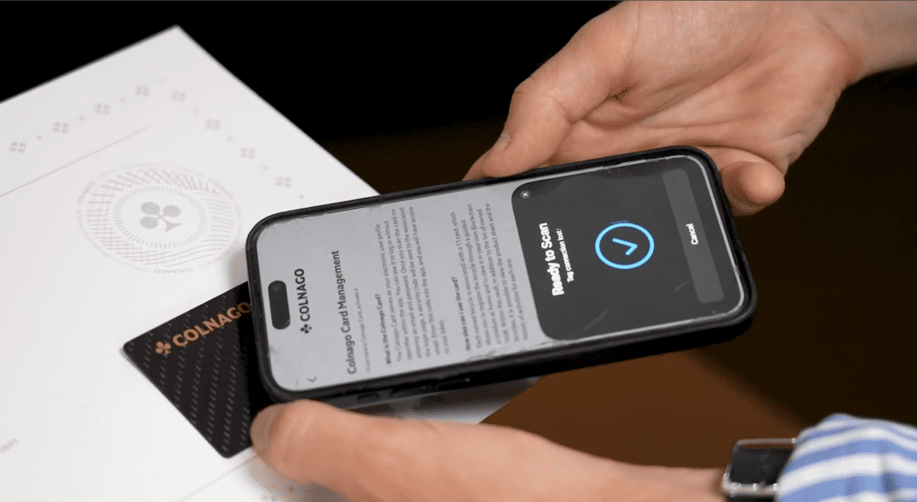 Identification et authentification des Colnago avec Blockchain et le Retrofitting